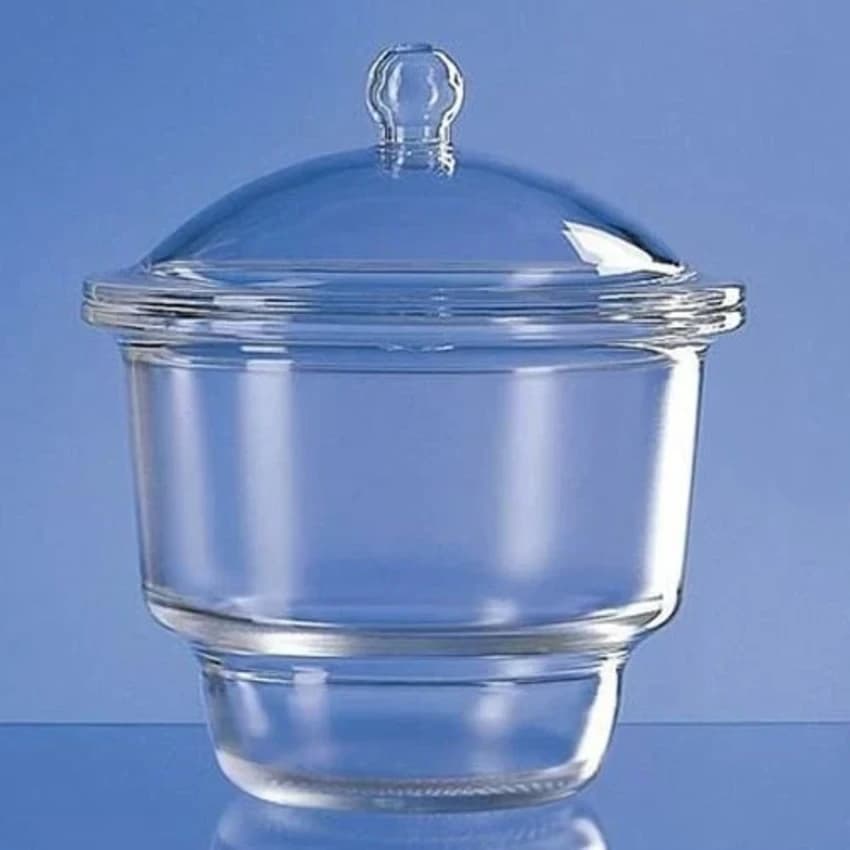Borosilicate Glass Round Laboratory Desiccator, Capacity: 1 To 2 L