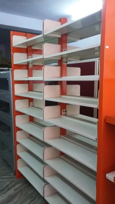 Mild Steel 9 Feet MS Library Rack