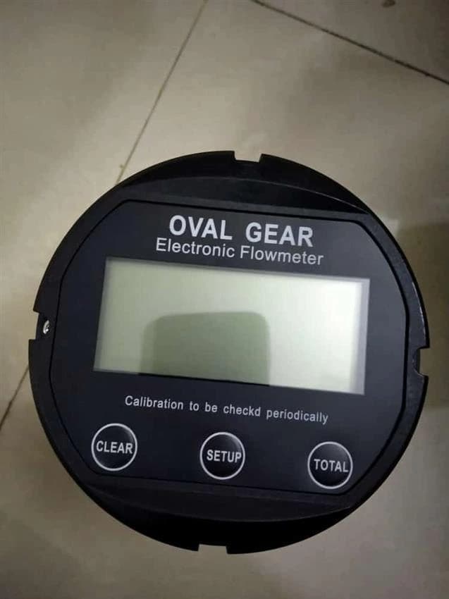 Hesham Oval Gear Flow Meter, +-0.5%, 0.3Mpa