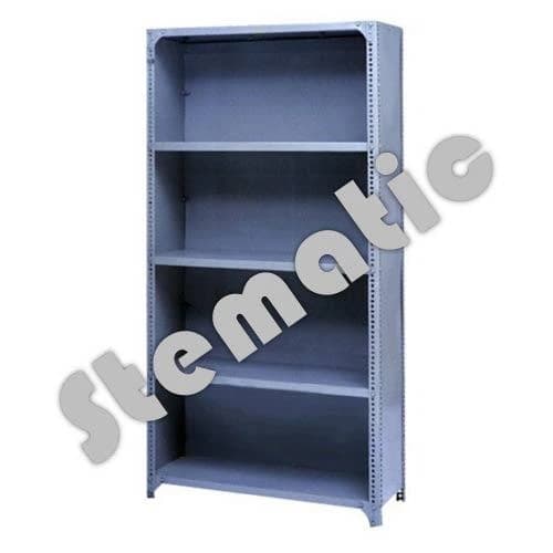 Stainless Steel Blue Slotted Angle Racks for Supermarket