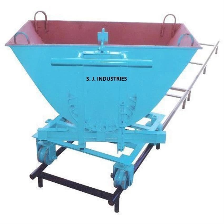 SJ Industries Mild Steel Slab Trolley, Load Capacity: 7cft