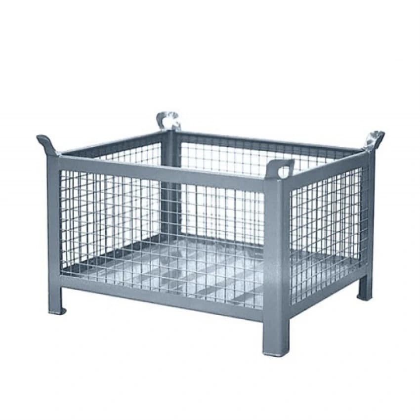 MS Non Edible Steel Box Pallet for Commercial, Capacity: 500-2000 Kg