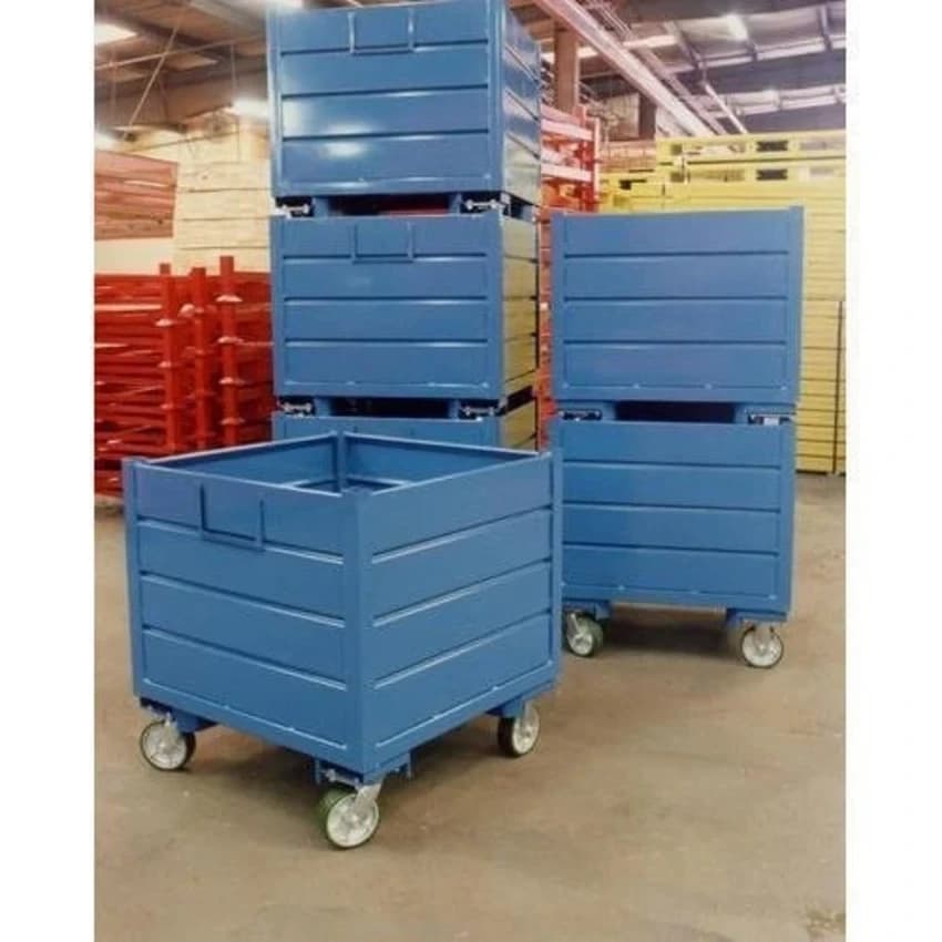 Crafts India Mild Steel Heavy Duty Box Trolley