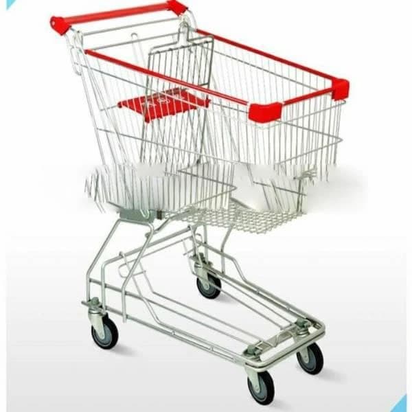 Stainless Steel Shopping Trolley
