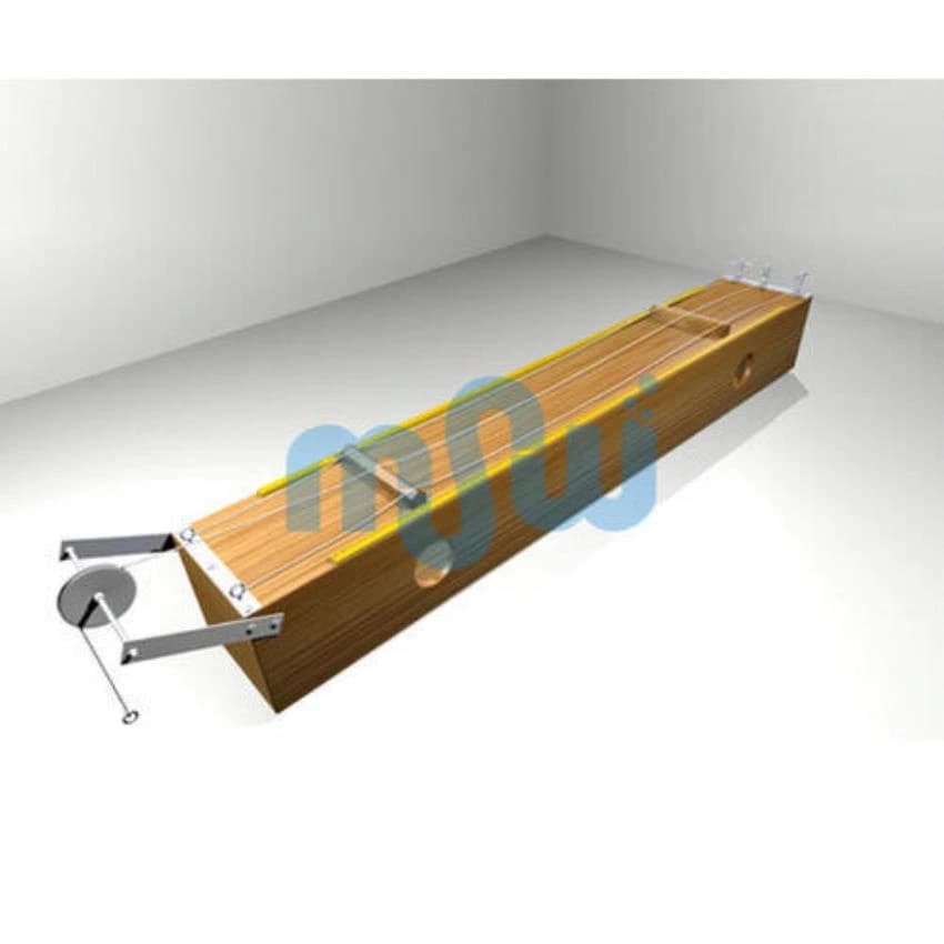 Brass And Wooden MANIKARN Sonometer With Complete Set, For School / College Lab