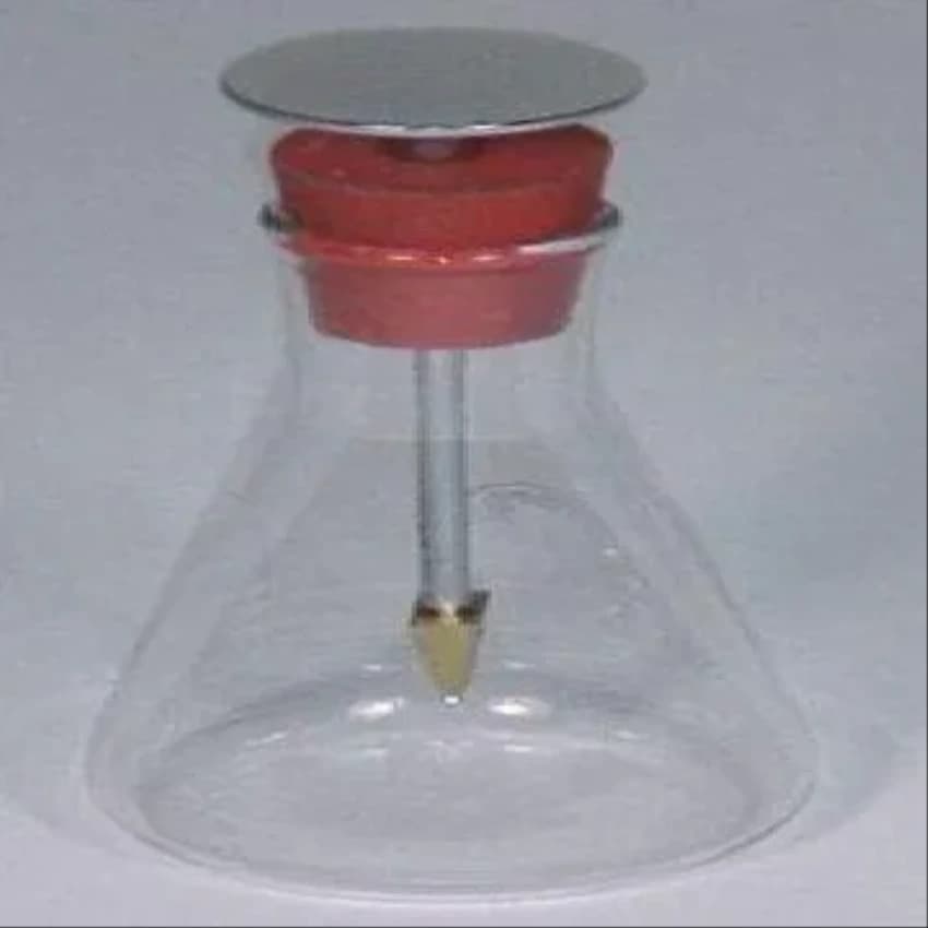 Glass Flask Gold Leaf Electroscope