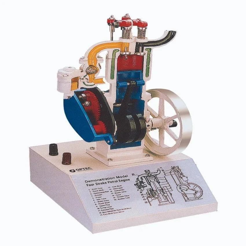 Standard Petrol Engine Four Stroke Model, Single