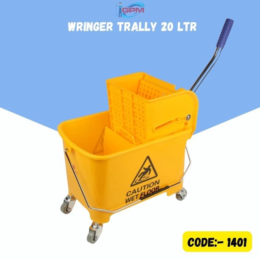 Plastic Wringer Trolley 20ltr