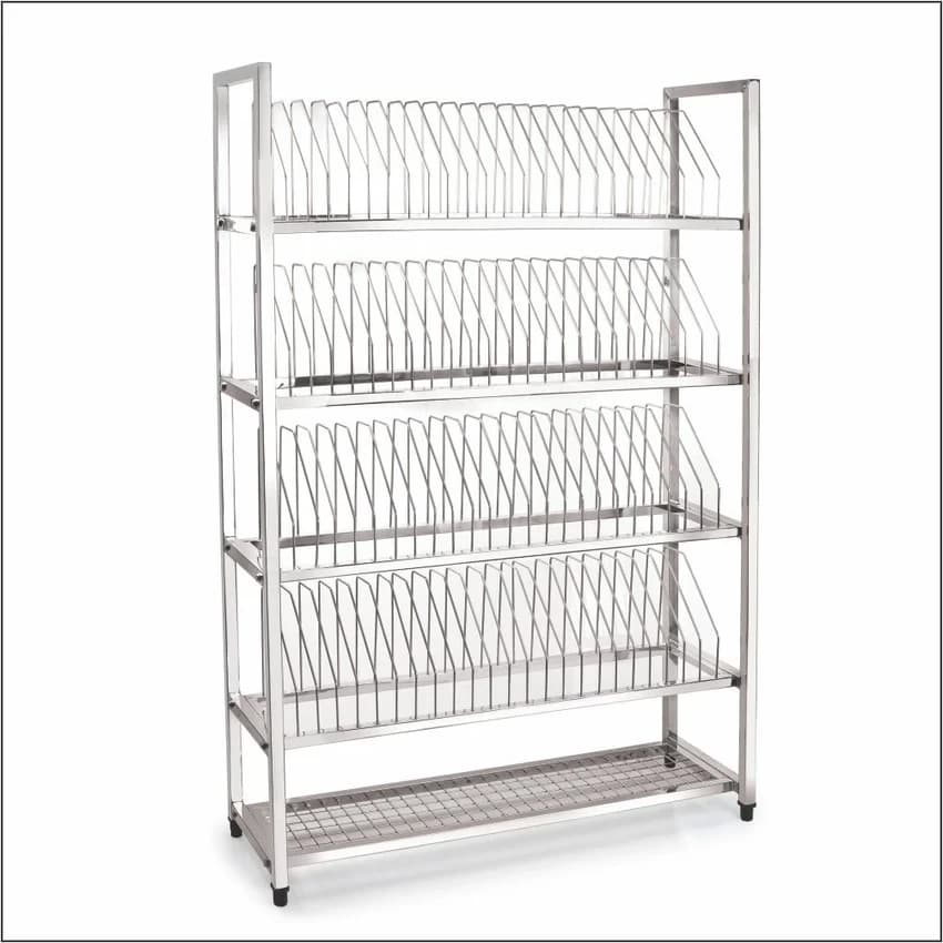 Stainless Steel Plate Stand Commercial
