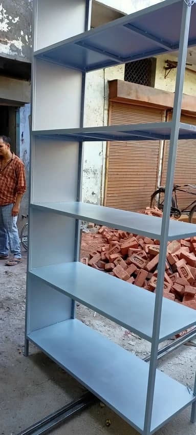 4 Shelves Steel Storage Rack, 51-100 Kg