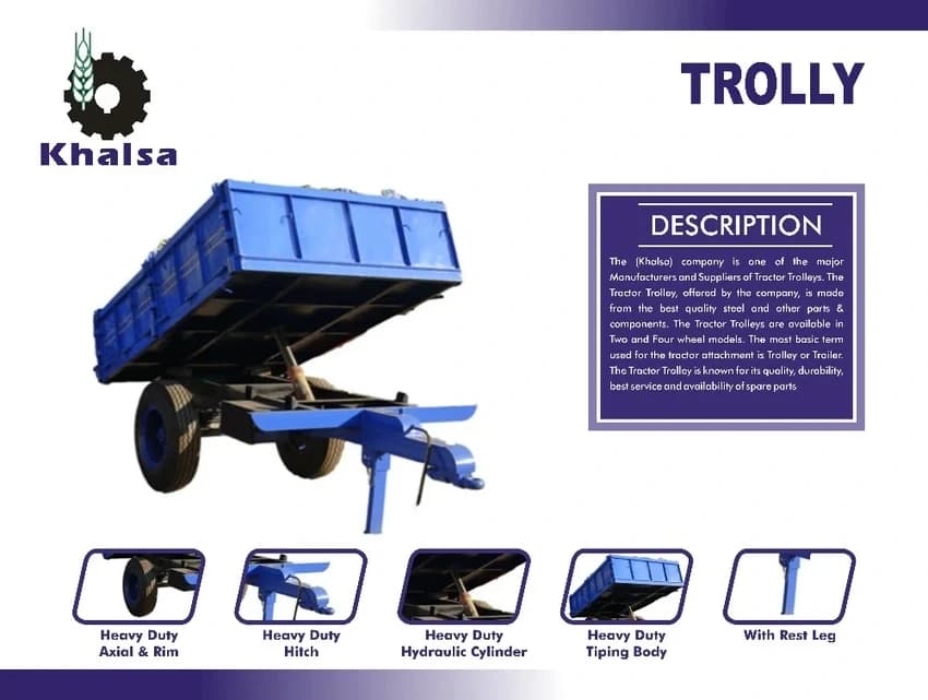Khalsa Cane Unloader Sugarcane Trolleys