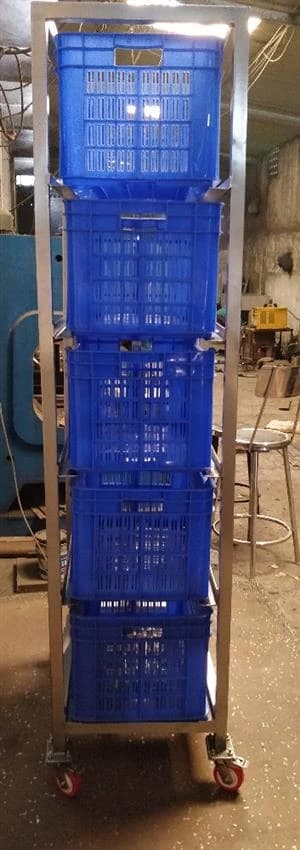 Vegetable Rack Trolley, Load Capacity: 150kg