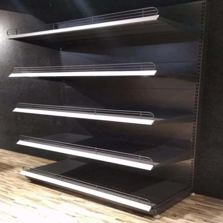 ASE Milt Steel Shelving Wall Unit, 05, Size: 2100h X 1200w X 450d