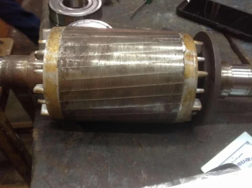 AC Motor Rotor Dynamic Balancing