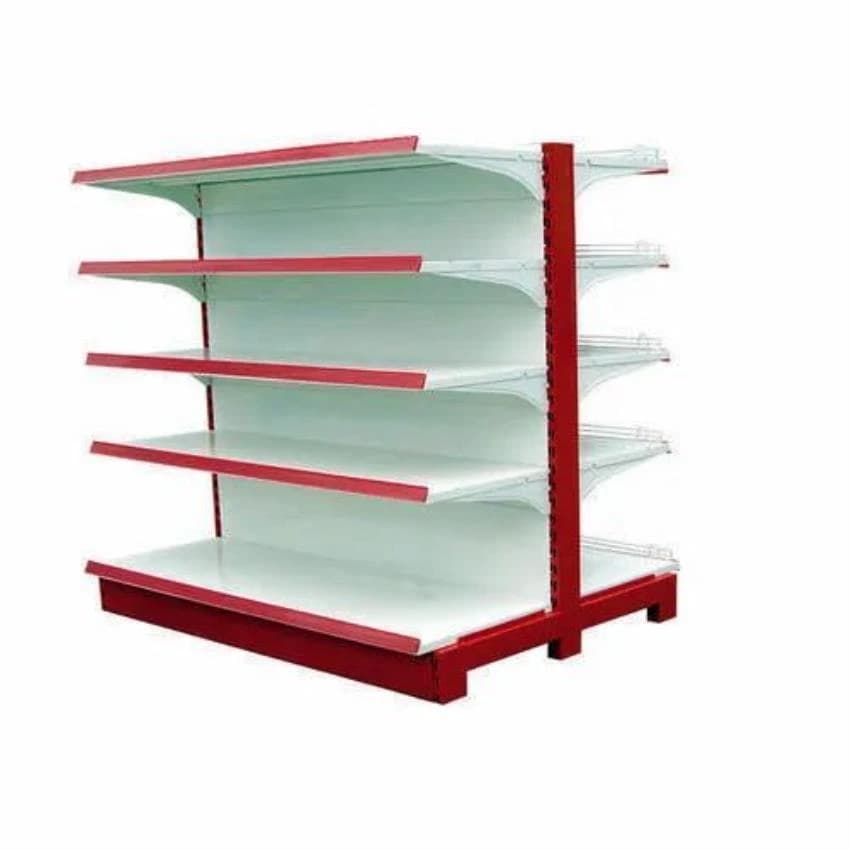 New Grey Super Market Shelving Racks, Warranty: 1 Year