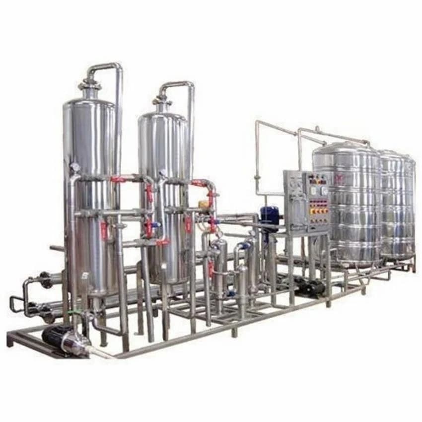SAIPL Microfiber Natural Mineral Water Filtration Plant Stainless Steel, Model Type: SACPL-5000, Capacity: 1000-50000