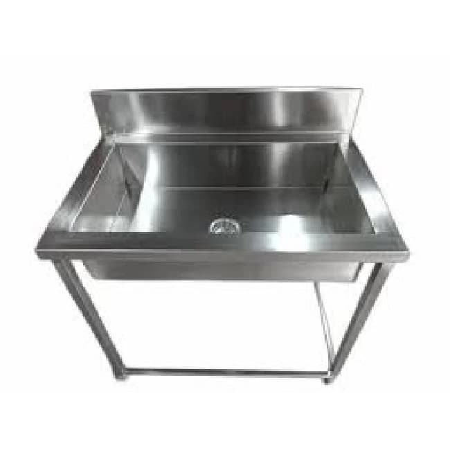 SS Single Sink Unit with Cross Bresing 1" Marine Edfe Size (24x24x34)