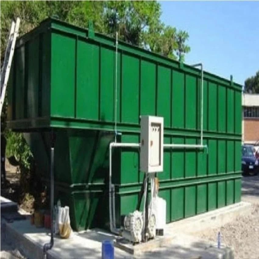 Raw Sewage Industrial Wastewater Stp Water Treatment Plant, Capacity: 2100 LPH, 0.5 kW