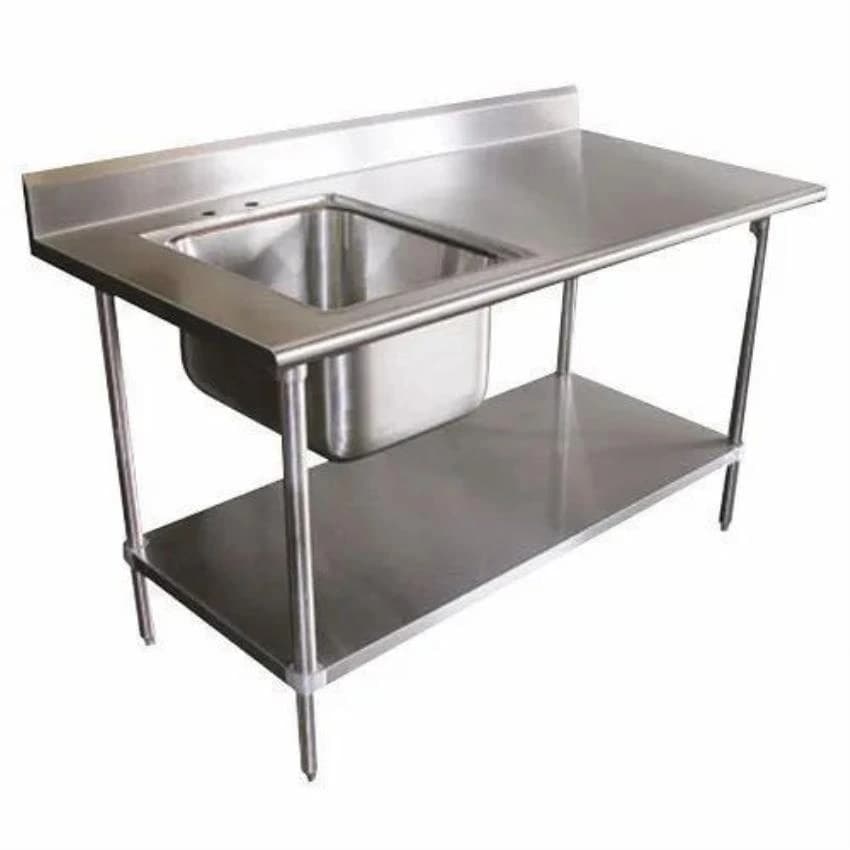 Silver SS Sink Table