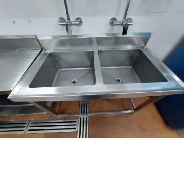 Ss Two Sink Unit