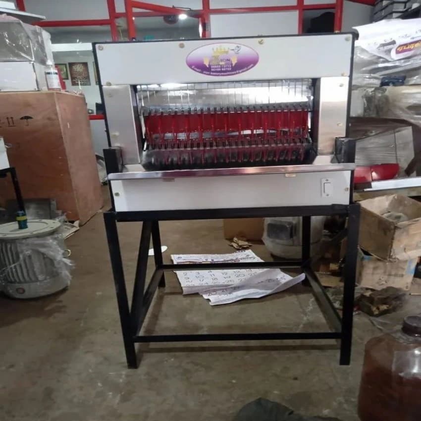 Semi-Automatic Stainless Steel Bakery Bread Slicing Machine