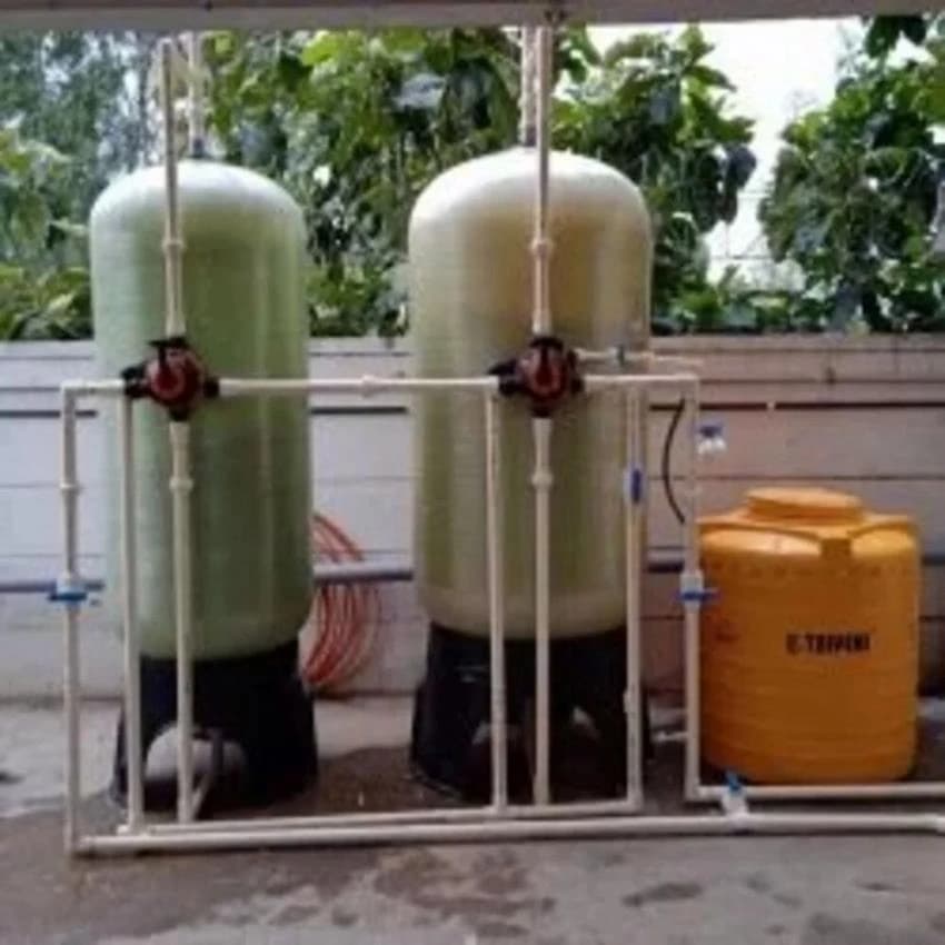 Semi-Automatic Water Softener Plant, For Industrial