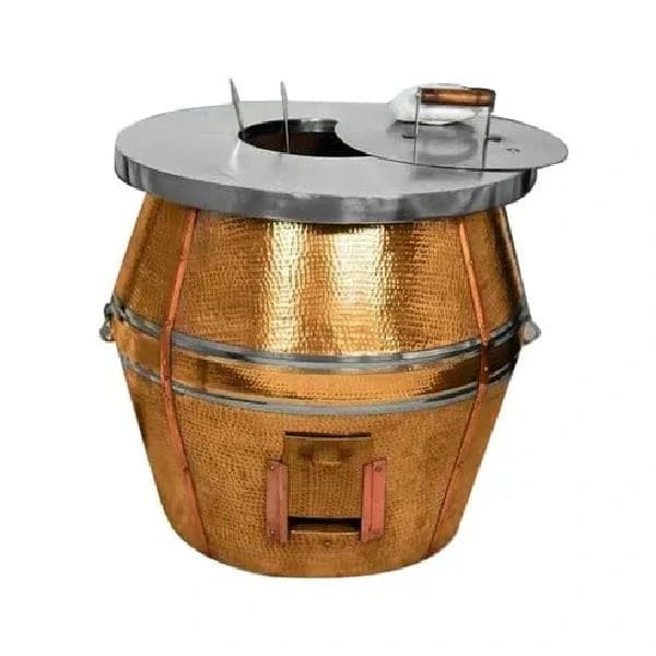 Copper Round Tandoor