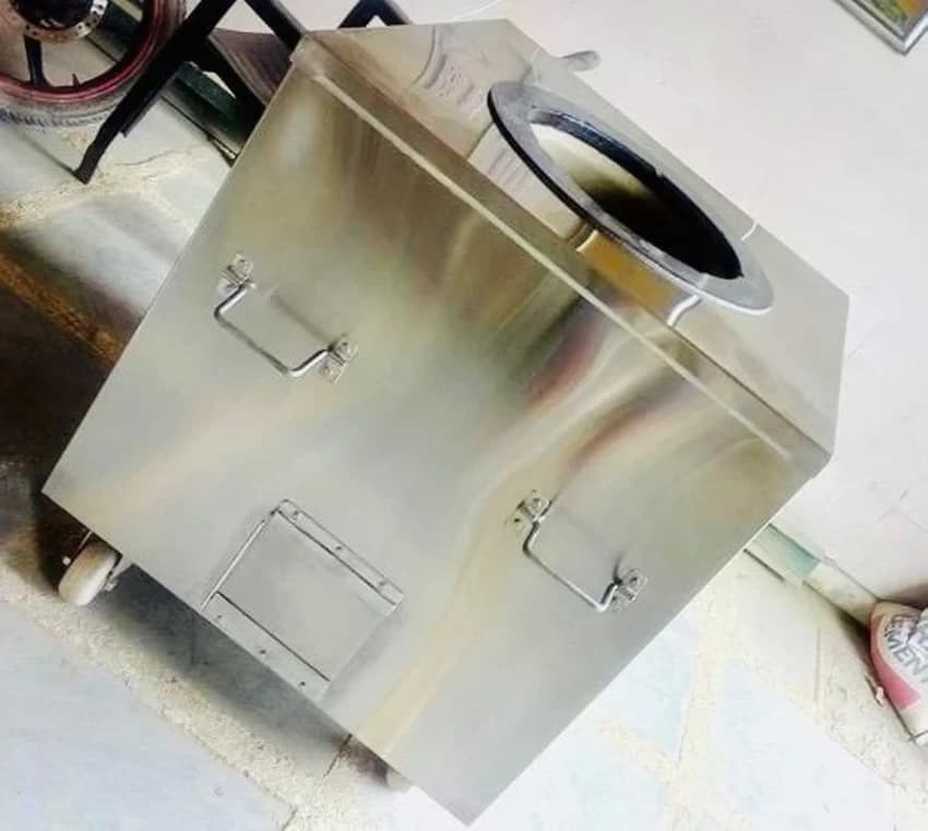 Stainless Steel Square SS GAN TANDOOR, For Restaurant