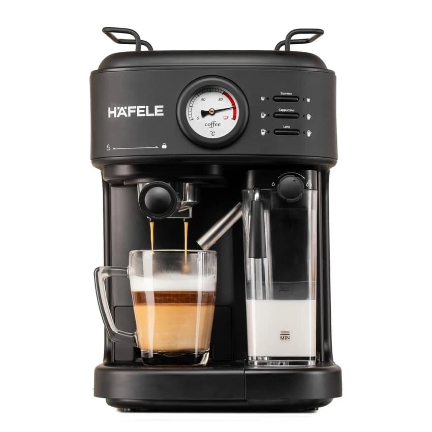 Hafele U-Kaffee Plus Coffee Machine 15-Bar Pump Pressure 1250W