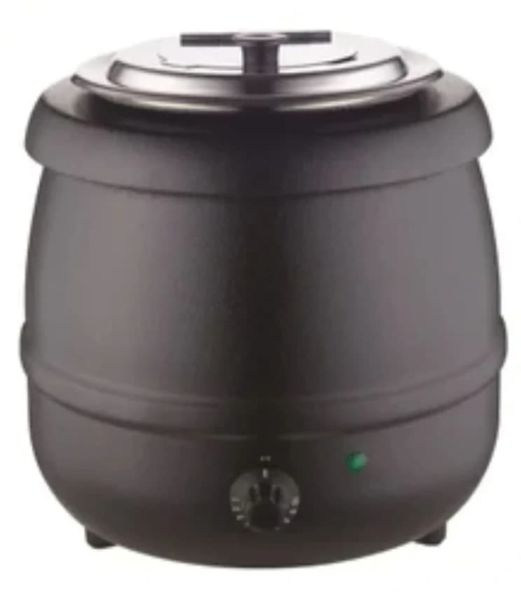 Stainless Steel Soup Warmer Black, For Hotel