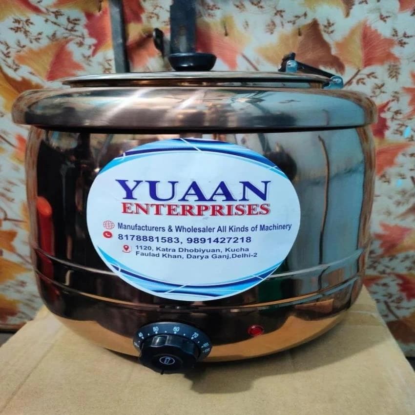 Stainless Steel Soup Warmer Electric Rose Gold, For Restaurant, Capacity: 10 Liter