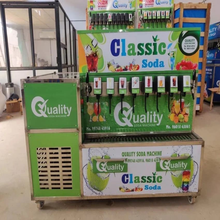 Mobile Soda Fountain Machine, Capacity: 2000 Glass Per Day