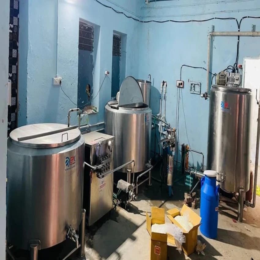 Ghee Plant Machinery, Capacity: Up To 25000 Liter