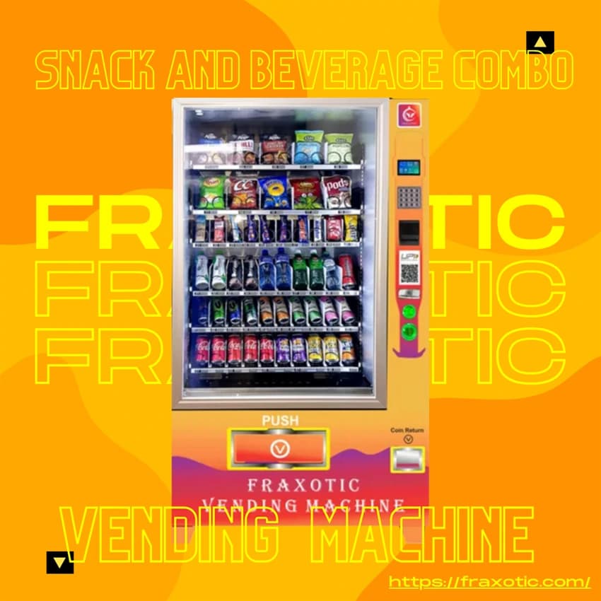 Fraxotic Snack And Beverage Combo Vending Machine