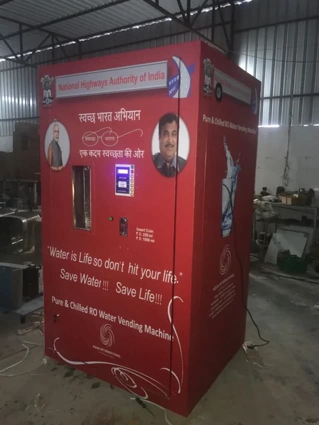Aqua international Water ATM(Water Vending Machine), Card+coin