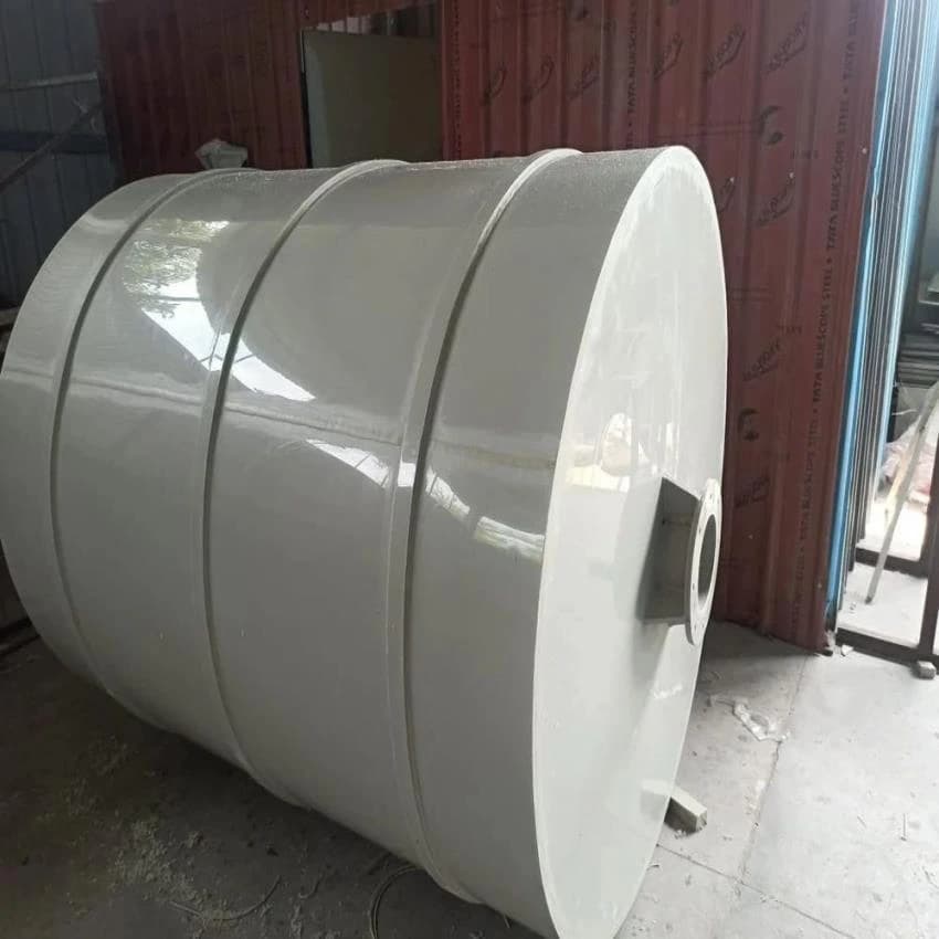 Polypropylene Etp Storage Tank, Capacity: 50 KL