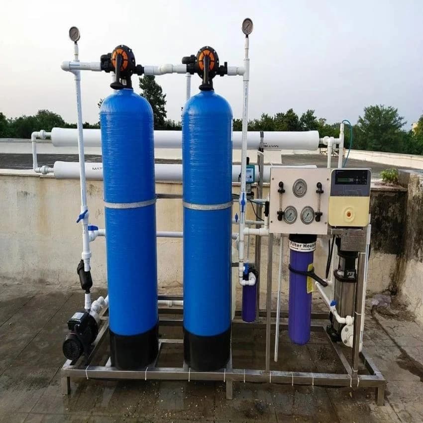 1500 LPH Industrial FRP RO Plant, For Water Purification