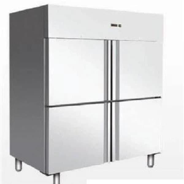 Silver Four Door Commercial Refrigerator