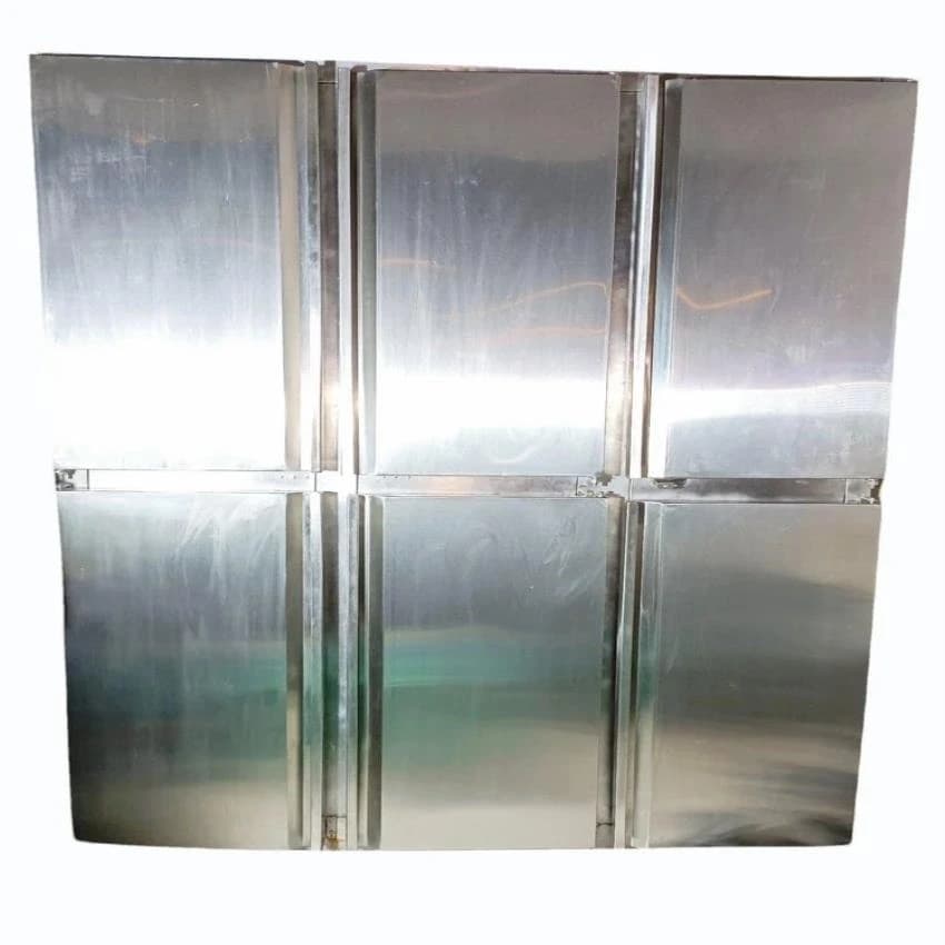 SS SILVER Four Door Chiller Commercial Refrigerator, Capacity: Above 500 L