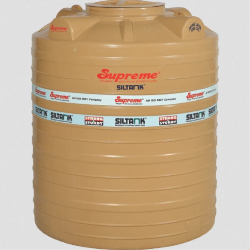 Supreme Three Layer Overhead Water Tanks - (Rotate And Lock Type Cover - Brown Colour)