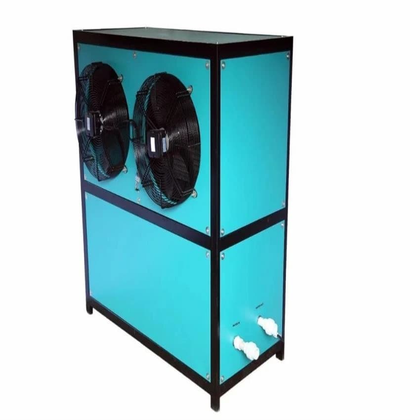 White, Blue 5 ton SemiAutomatic Air Cooled Chiller, Electric