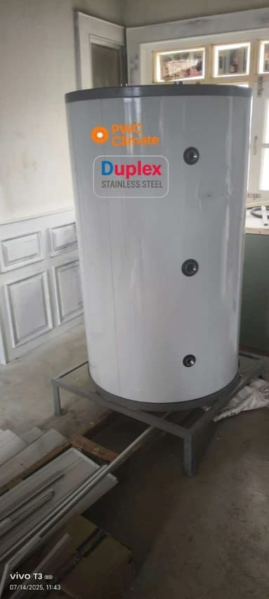 PW Climate Duplex Stainless Steel Hot Water Tank (1001-5000 L)