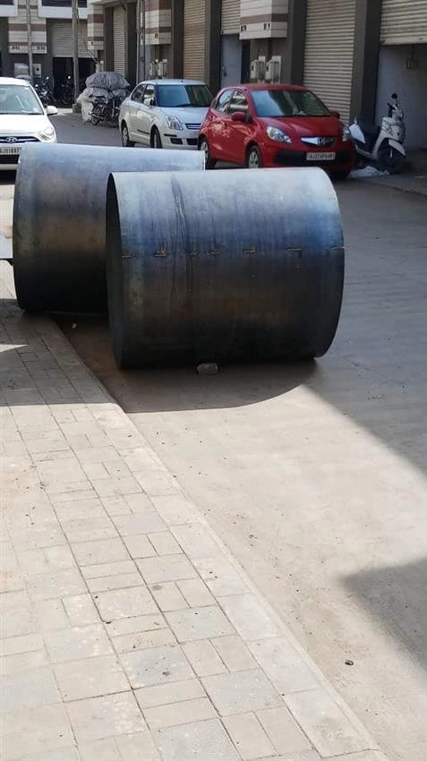 MS FO Storage Tank, Capacity: 1000 Liter