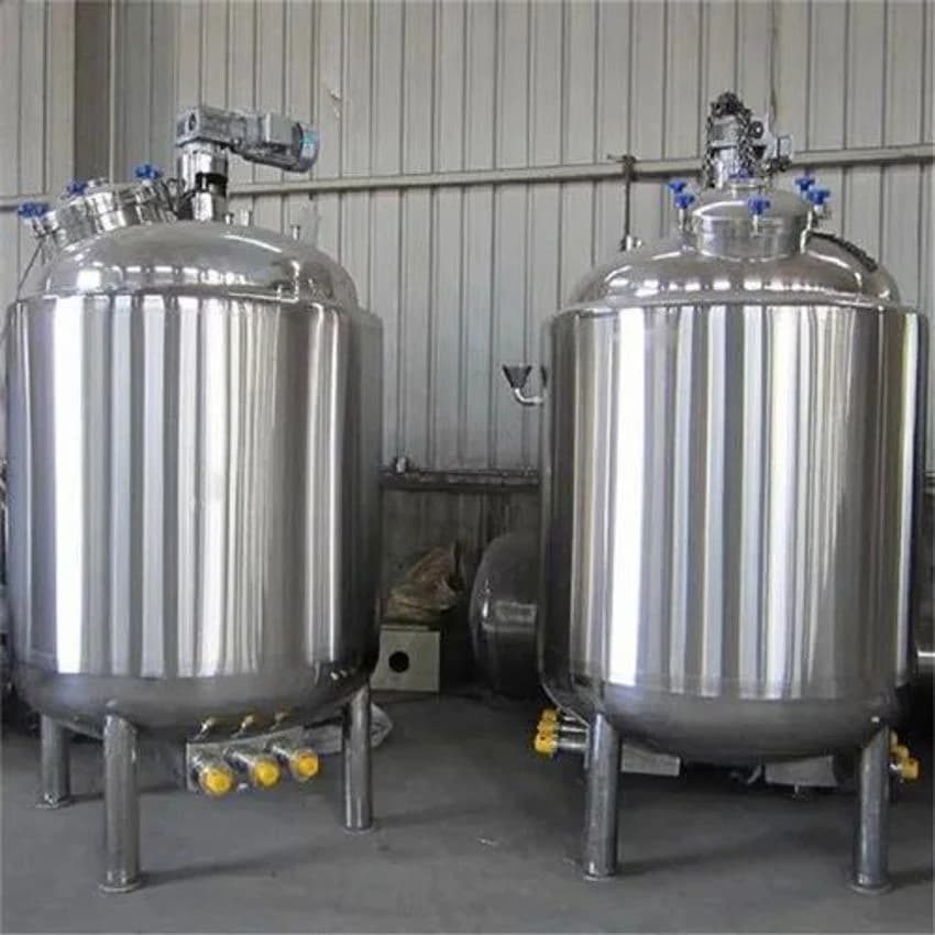 Sugar Syrup Preparation Tank, Capacity: 1000 L