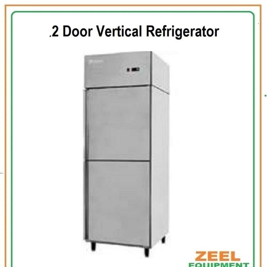 ZEEL Stainless Steel 2 Door vertical Refrigerator, Model Name/Number: vertical-400, Capacity: 400 Ltr