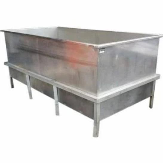 Rectangle Ss Storage Tank, For Pharma, Steel Grade: 316