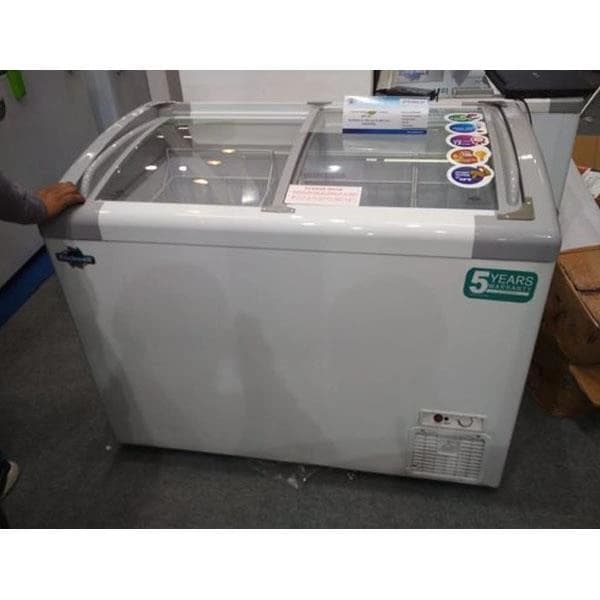Inclined Curved Glass Top Freezer with LED 450 liters GFR 450 ICGT