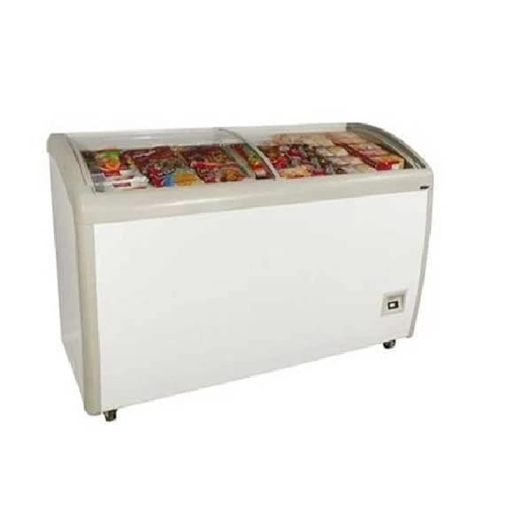 Curved Glass Top Freezer