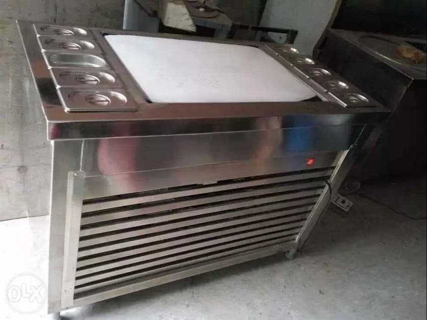 Ss 10 to 20 litres per hour Ice Cream Roll Machine, Floor Model, 1-2