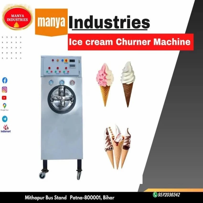 Churner Ice Cream Machine, 50 Litre